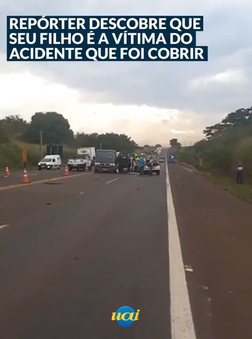 Periodista reporta accidente en vivo; víctima era su hijo