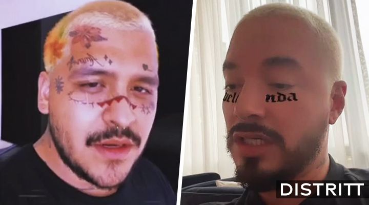 Pelea Christian Nodal y J Balvin