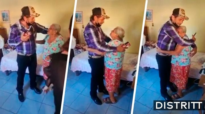 Hombre se reencuentra con su madre 17 años después |VIDEO