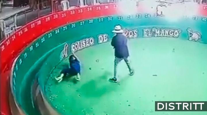 Ecuador. Intentan matar a mujer en plaza de gallos |VIDEO