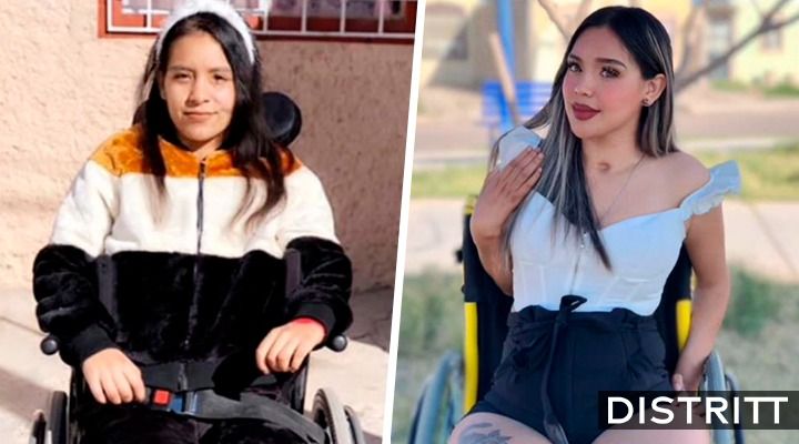 Joven con discapacidad muestra su transformación en TikTok