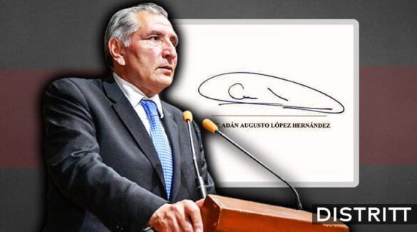 Maryfer Centeno analiza firma de Adán Augusto López