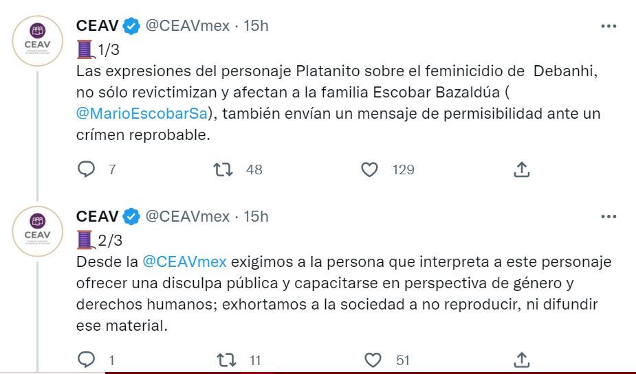 Exigen a Platanito disculpas por chiste sobre Debanhi Escobar