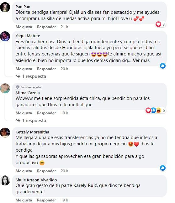 Internautas reaccionan a noble gesto de Karely