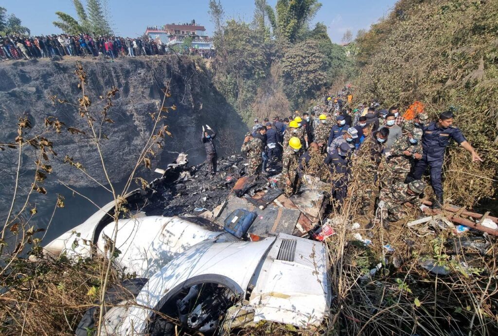 Así fue el accidente aéreo en Nepal