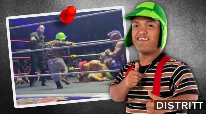 Medio Metro debuta en la lucha libre mexicana |VIDEO