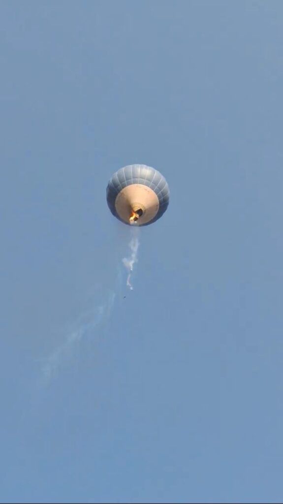 Foto de Globo aerostático que se incendió