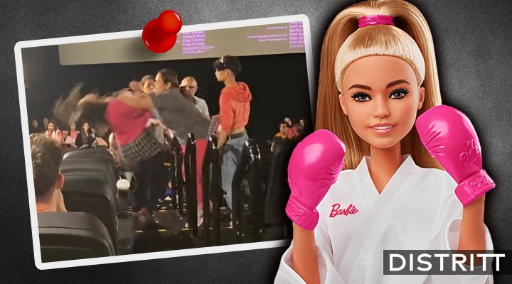 Barbie boxeadora. Pelea en sala de cine se viraliza