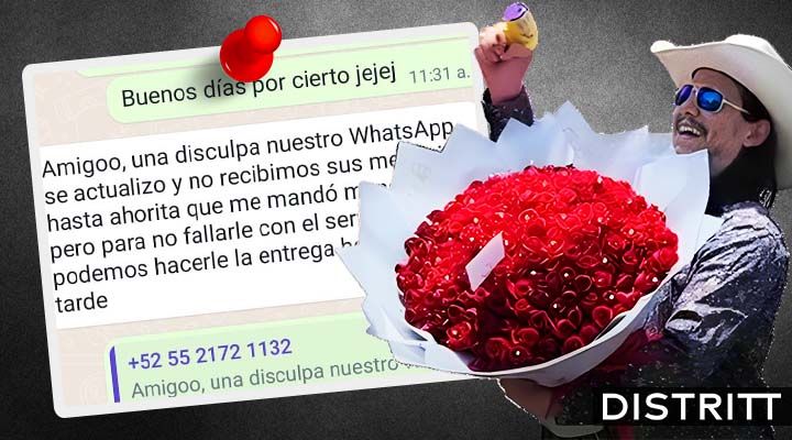 Exhiben a Flores El Patrón por no entregar ramo buchón