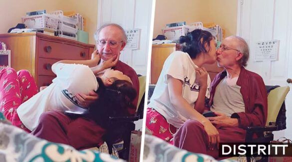 Joven presume relación con hombre de 70 años