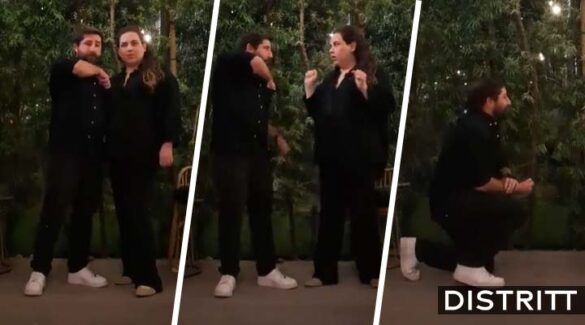Novia sale corriendo en propuesta de matrimonio