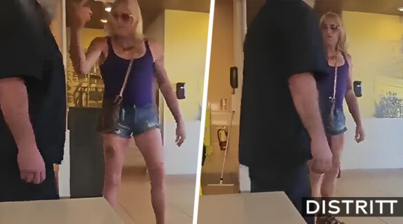 Papá impide a mujer trans entrar a baño donde estaba su hija