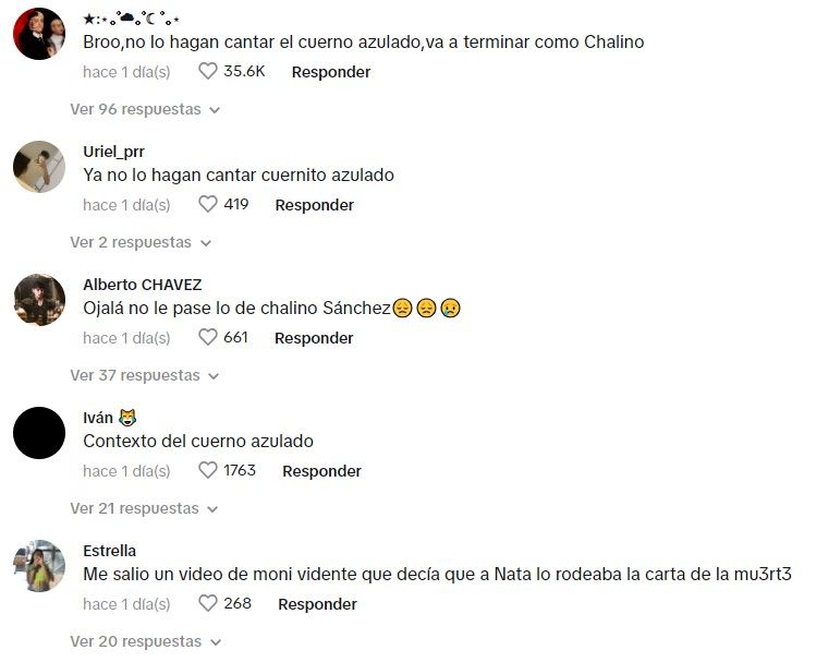 Usuarios hablan de la carta de Natanael Cano