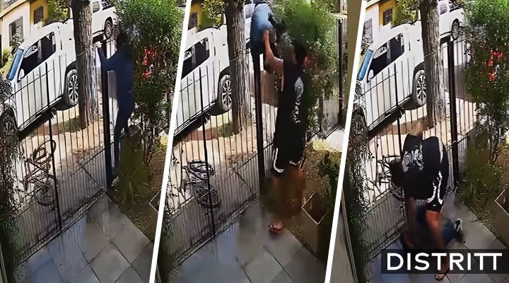 Ladrón recibe golpiza tras intentar robar bicicleta