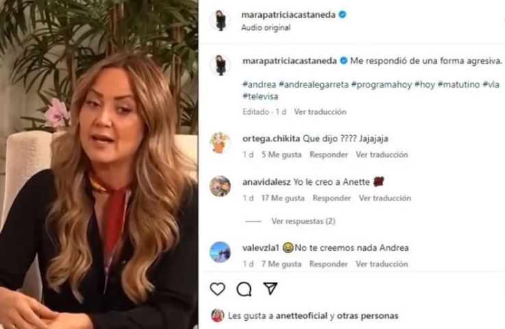 Mara Castañeda entrevistó a Andrea Legarreta