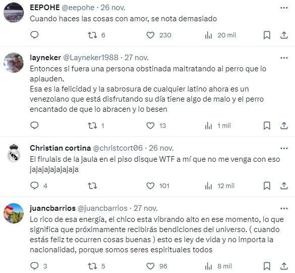 Reacciones sobre empleado bailarín en estética