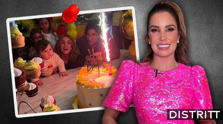 Andrea Escalona. Así celebró el primer año de su hijo