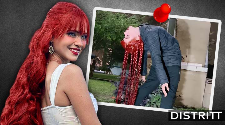 Influencer BellaDueñas causa terror al ahcer lives poseída