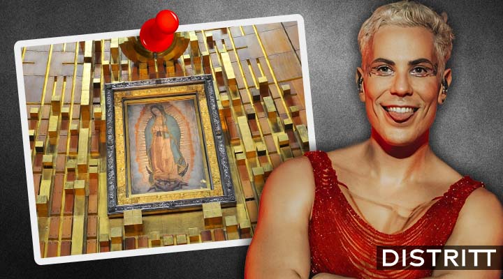 Christian Chávez usa top con imagen de la Virgen de Guadalupe