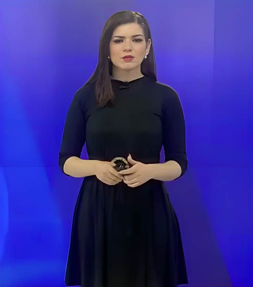 Conductora de noticias se desmaya