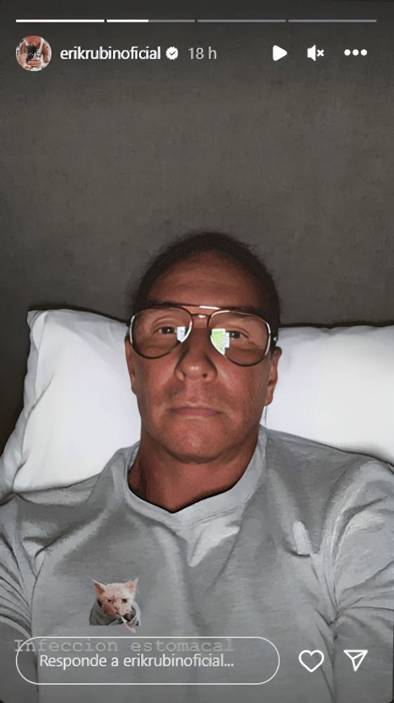 Erik rubín se sincera sobre su salud