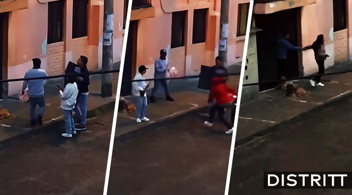 Joven declara amor en la calle