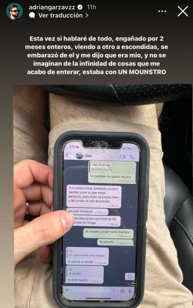 Mr. Hillman muestra evidencia de que prometida fue infiel 