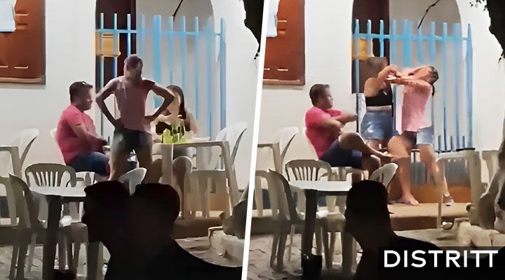 Mujer descubre a pareja infiel