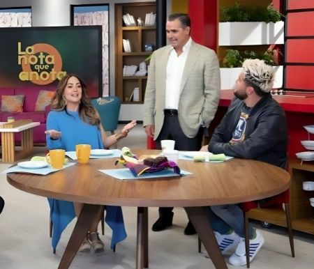 Andrea Legarreta y Bernardo Gómez juntos en Hoy