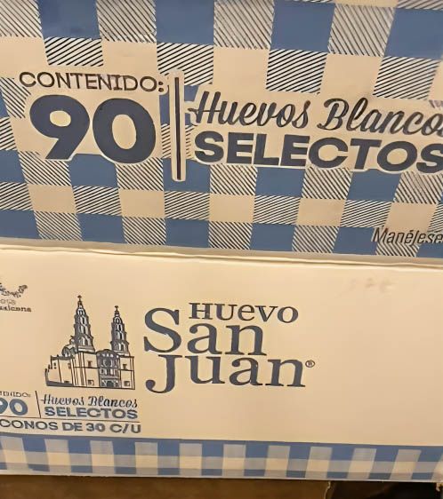 Caja de huevos San Juan