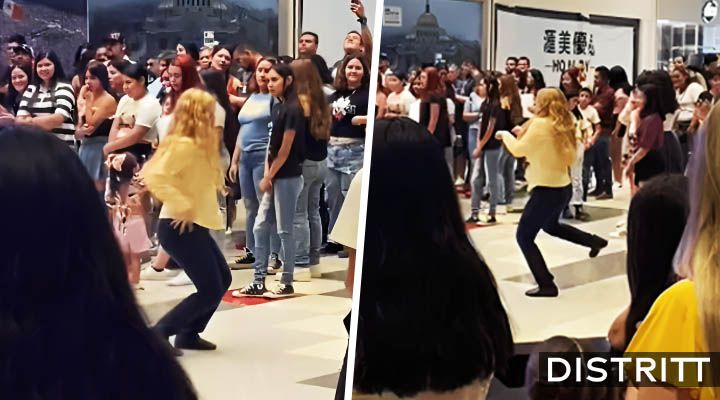 Cajera de Coppel se viraliza por bailar K-pop