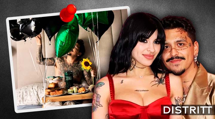 Cazzu celebra cumpleaños 25 de Nodal con romántica sorpresa