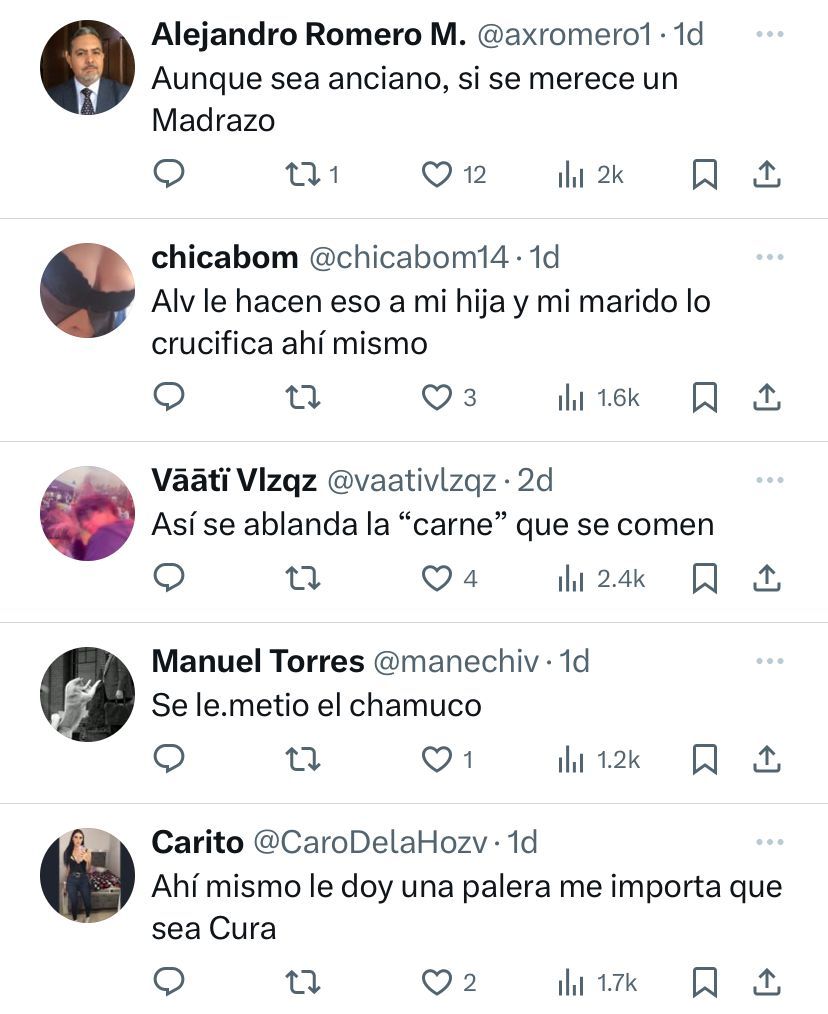 Comentarios sobre sacerdote