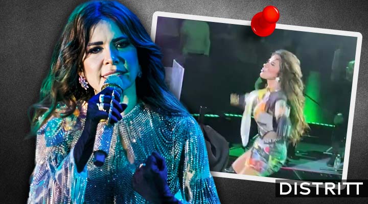 Gloria Trevi escupe a fans en pleno concierto