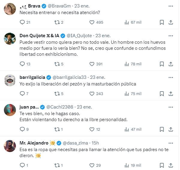 internautas critican vestimenta de la mujer