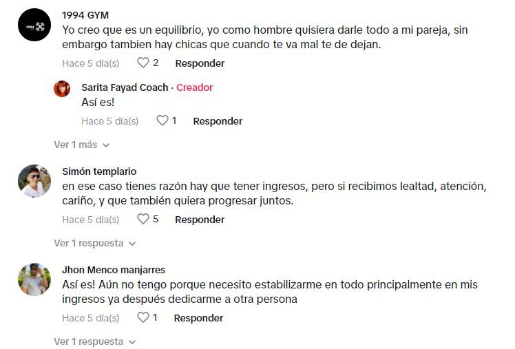 internautas debanten si un hombre debería tener relación sin dinero