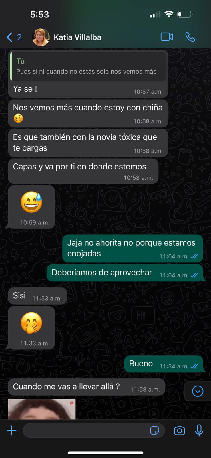 Mujer expone infidelidad de su novio