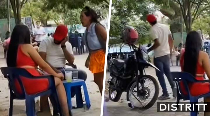 mujer pide a esposo infiel que le devuelva la moto que le regaló