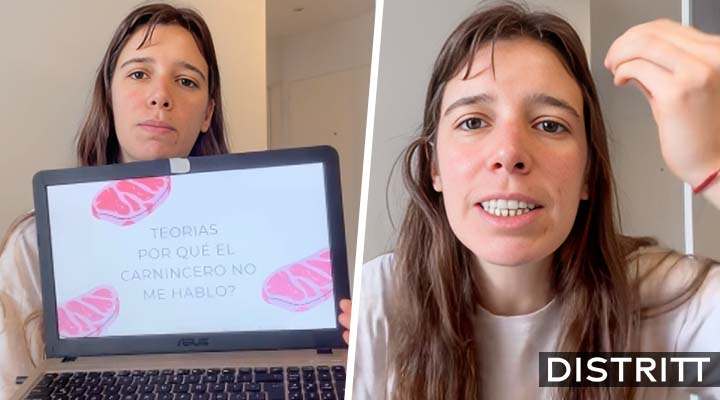 Mujer vegana revela teorías de por qué carnicero la rechazó