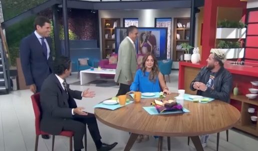 Andrea Legarreta nerviosa por presencia de Bernardo Gómez