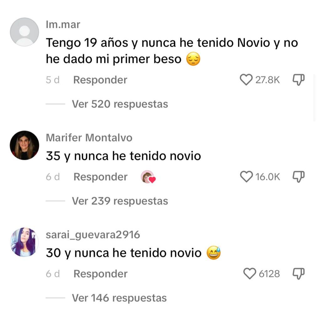 Usuarios aseguran no haber tenido novio