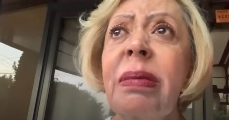 Verónica Gallardo llorando por su salud