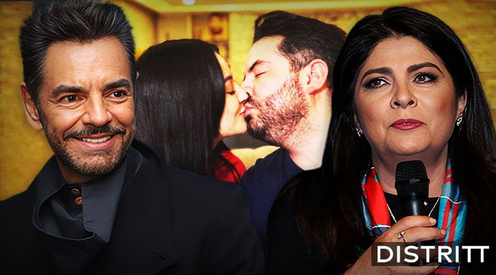 Reacción se Victoria Ruffo y Eugenio Derbez al saber que serán abuelos