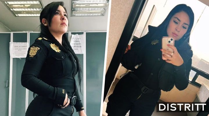 Yaz Ugarte. Guapa policía de CDMX se hace viral |