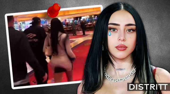 Peso Pluma fue captado con otra mujer en Super Bowl