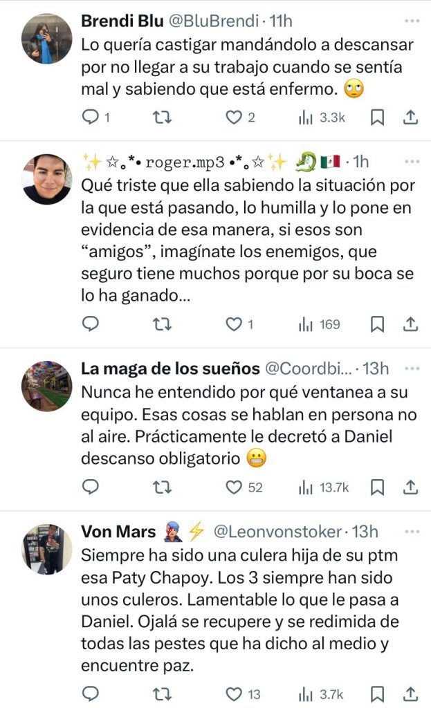 Críticas contra Pati Chapoy