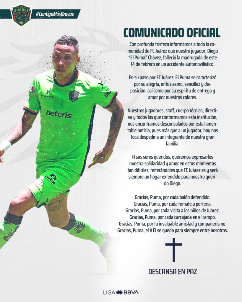 FC Juárez despide a Diego Chávez