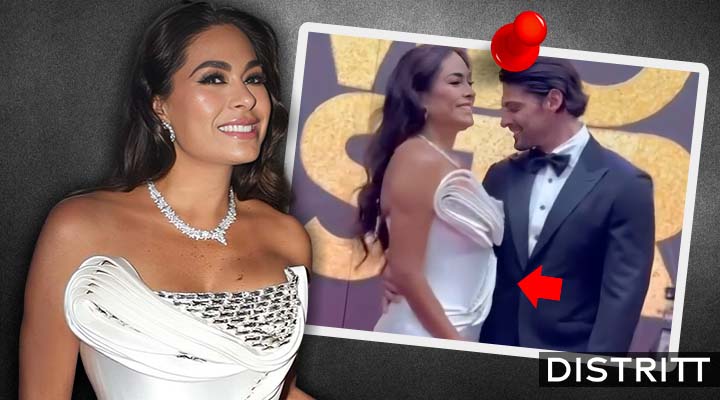 Galilea Montijo desata rumores de embarazo en alfombra roja