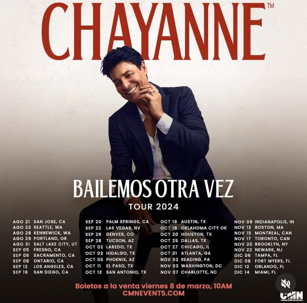 Chayanne anuncia regreso a los escenarios 