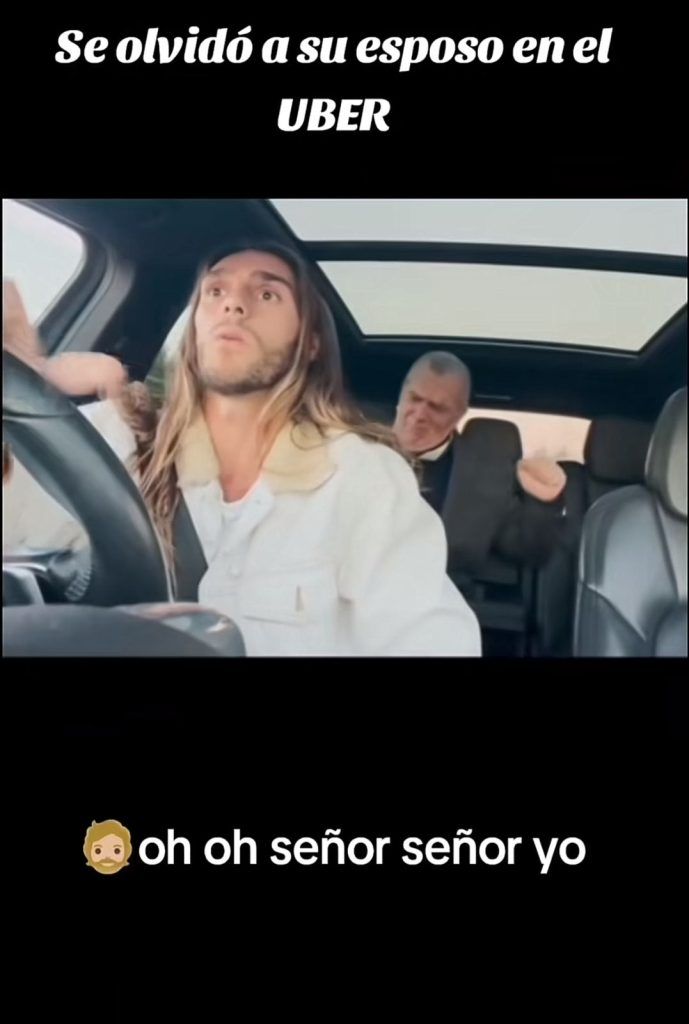 Mujer abandona esposo Uber